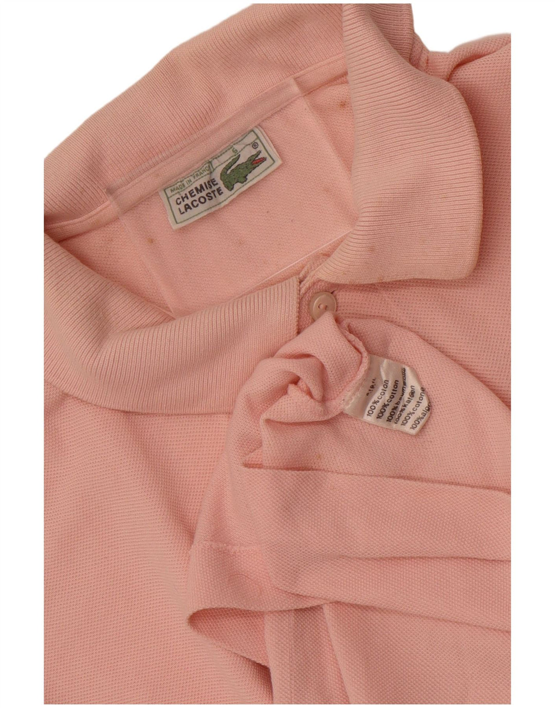 Tricou polo Lacoste pentru bărbați mărimea 5 mare bumbac roz
