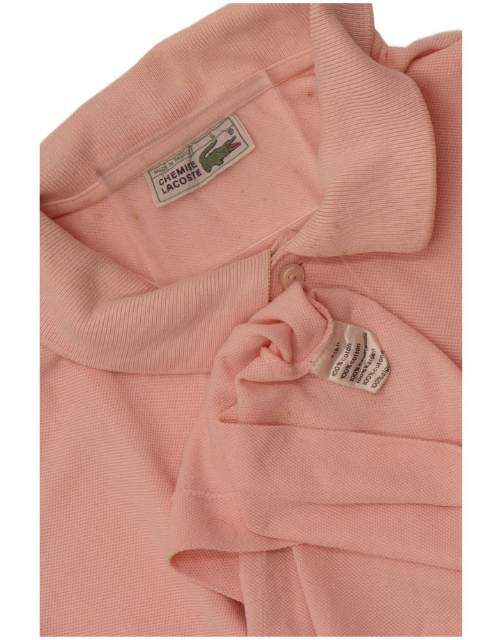 Tricou polo Lacoste pentru bărbați mărimea 5 mare bumbac roz