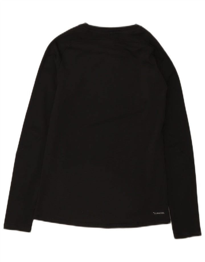 Adidas pentru băieți Climacool Top cu mânecă lungă 11-12 ani poliester negru