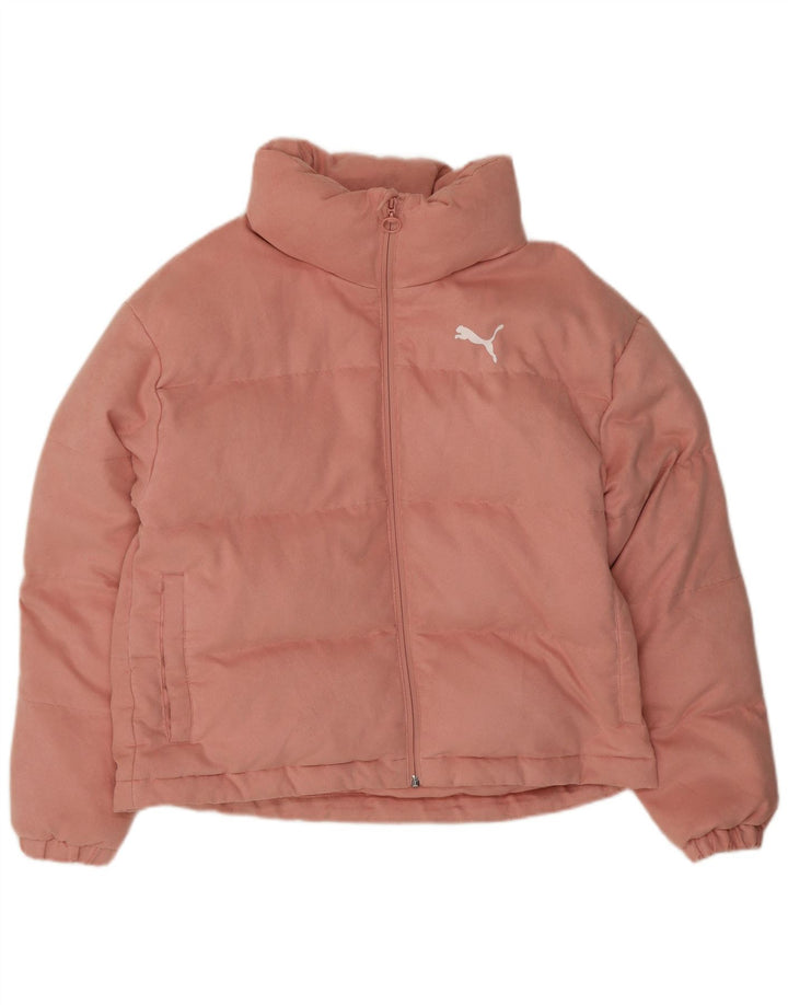 Jachetă căptușită Puma pentru femei UK 14 Medium Pink Poliester