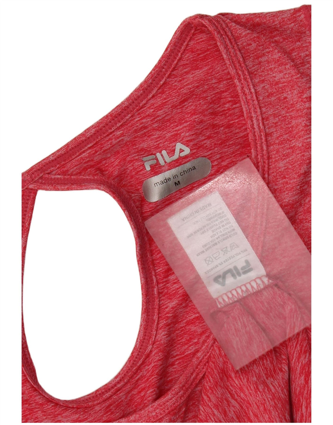Tricou Fila Femei Top UK 12 Medium Pink Colorblock Poliester