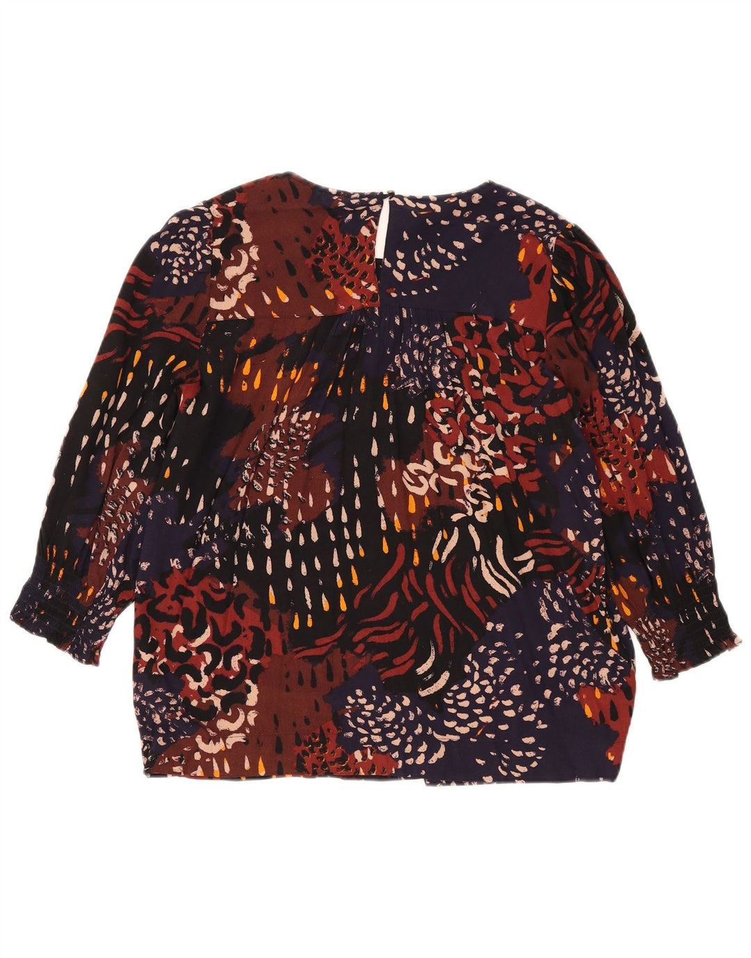 Bluză supradimensionată pentru femei Fat Face Top UK 10 Small Multicolor Spotted
