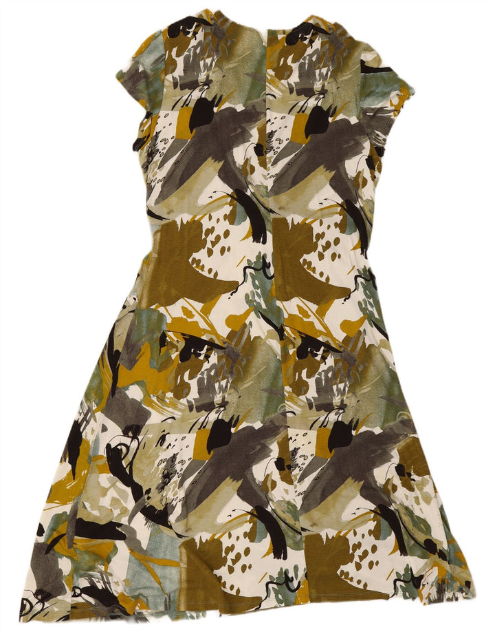 Rochie A-Line Wallis pentru femei, cu model abstract, UK 16, mare, verde, viscoză