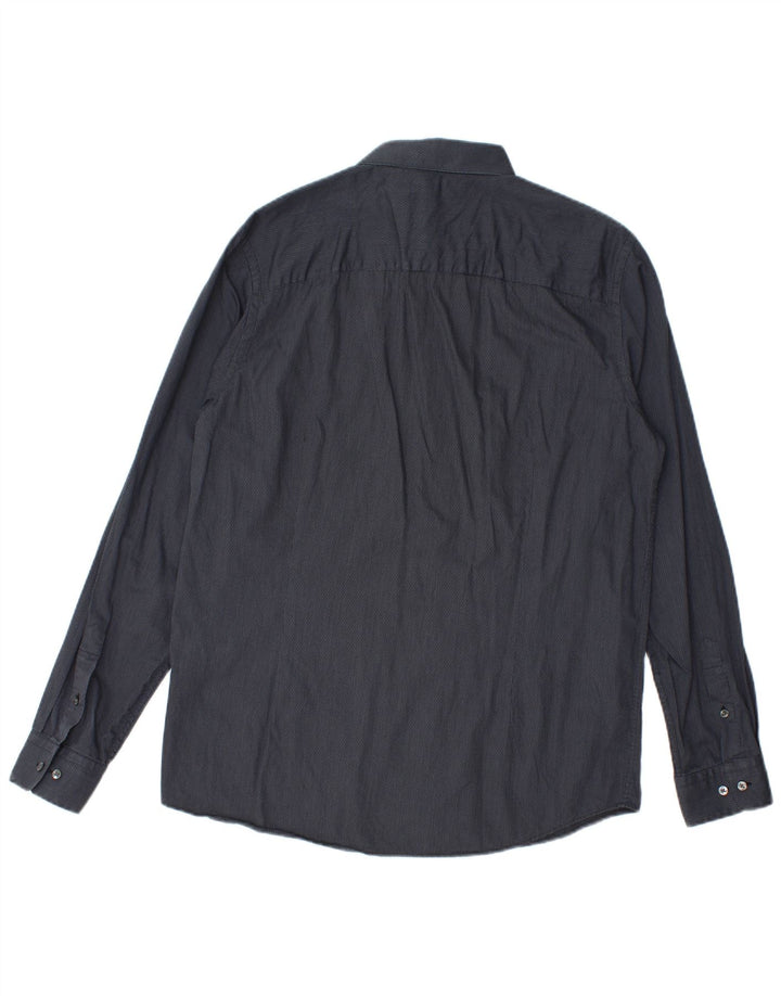 Cămașă Jack & Jones pentru bărbați, mărimea 42, mare, gri, bumbac cu dungi