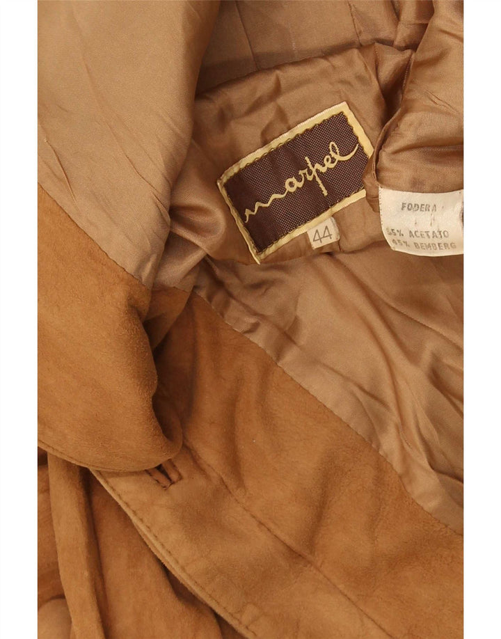 Geaca de piele intoarsa pentru femei Marpel IT 44 Medium Beige
