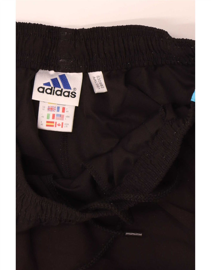 Pantaloni scurți sport Adidas pentru femei UK 16, mari, negru, poliester