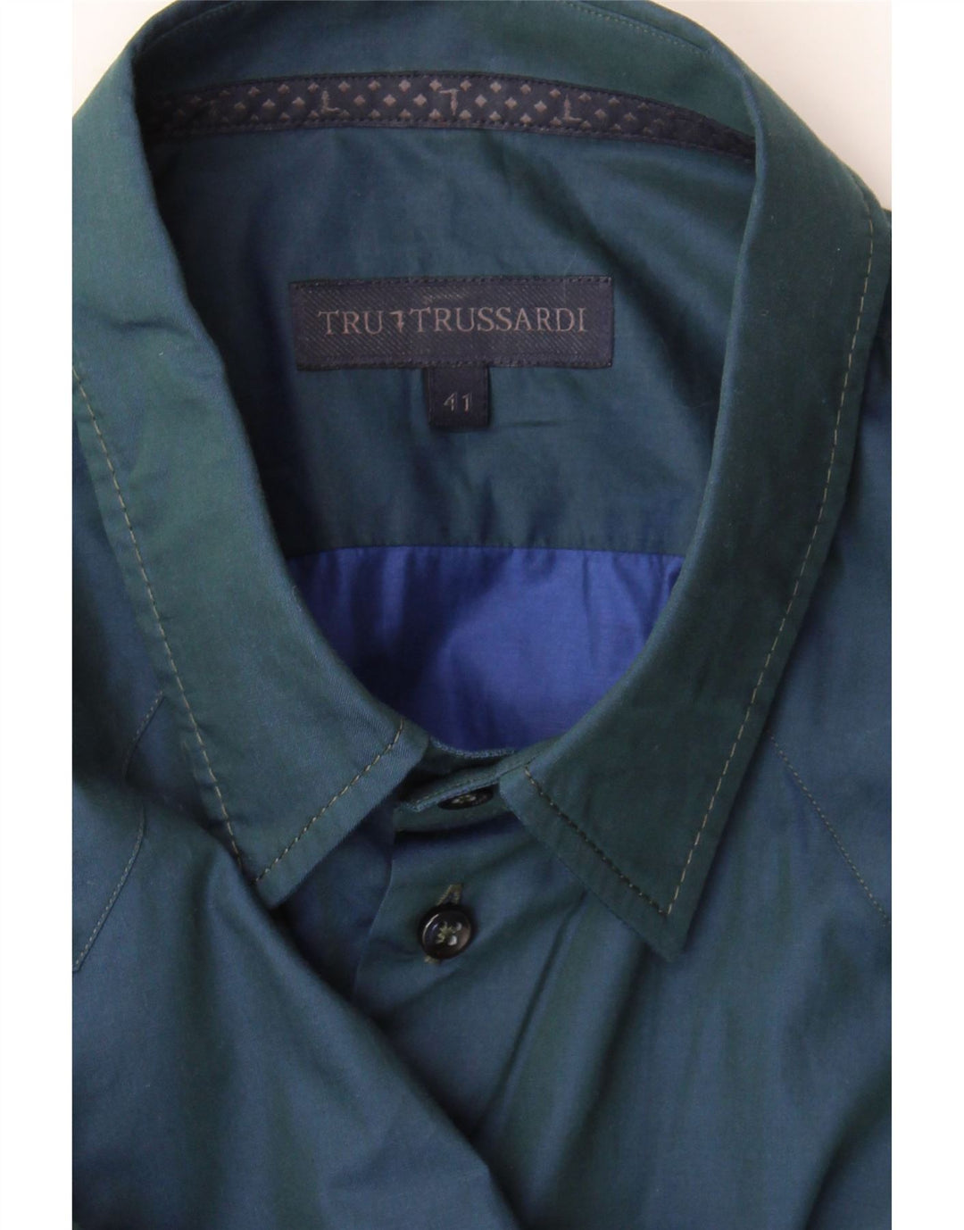 Trussardi Cămașă Bărbați Mărimea 41 Medium Bleumarin