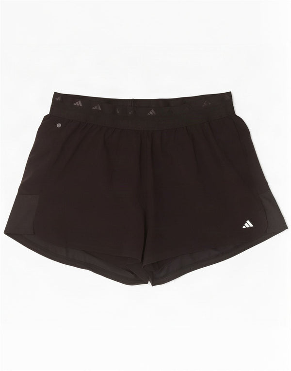 Pantaloni scurți sport pentru bărbați Adidas Aeroready Graphic 2XL, poliester negru
