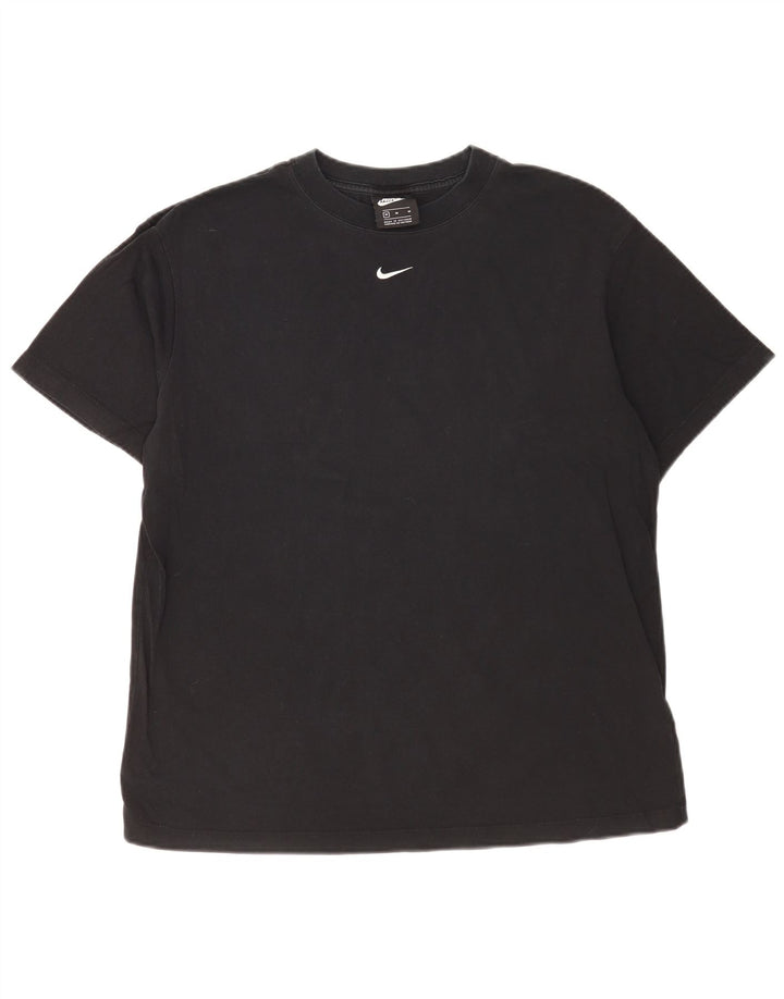 Tricou pentru bărbați Nike Top Mediu Negru Bumbac