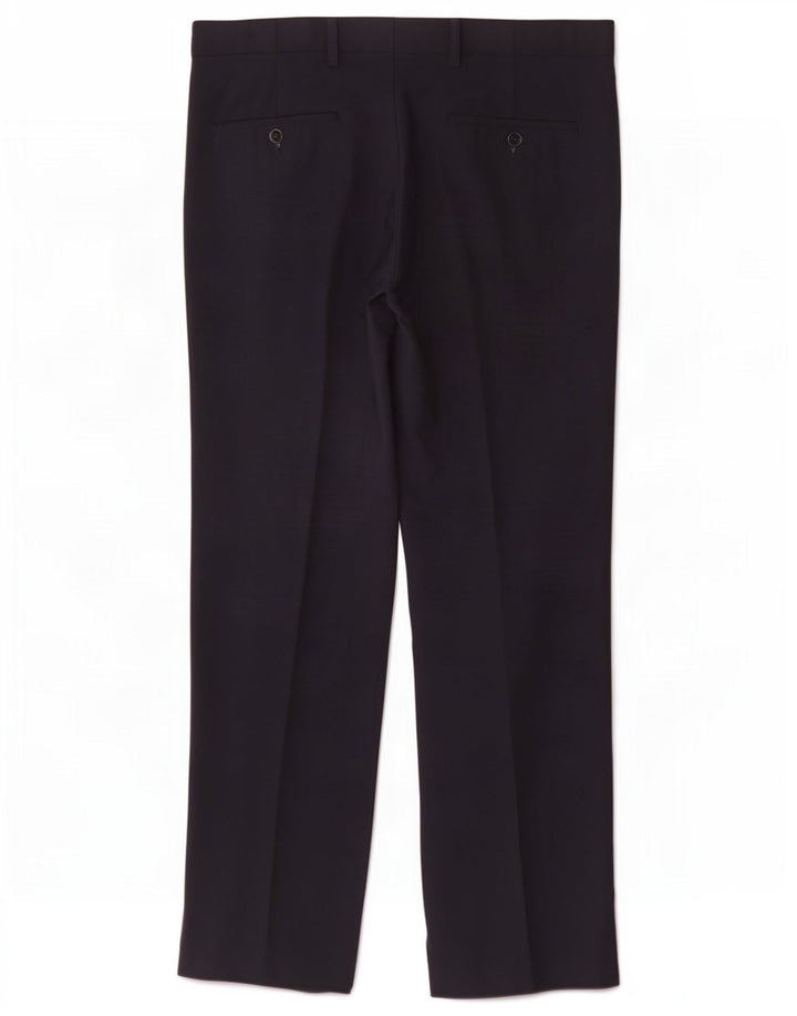 Pantaloni chino obișnuiți pentru bărbați Marks & Spencer L34 L31 Poliester bleumarin