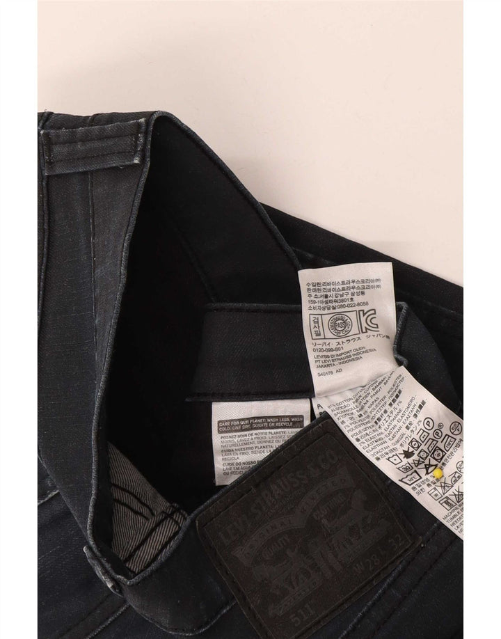 Blugi pentru bărbați Levi's 511 Slim W28 L32 Bumbac bleumarin