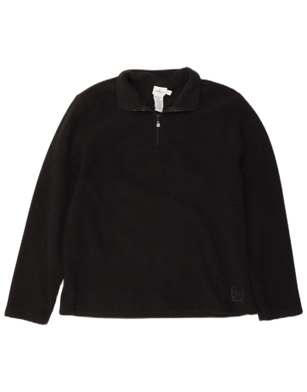 Pulover supradimensionat din lână Calvin Klein Jeans pentru femei UK 10 Mic Negru