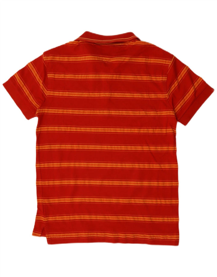 Tricou polo TOMMY HILFIGER pentru bărbați, bumbac cu dungi roșii mari