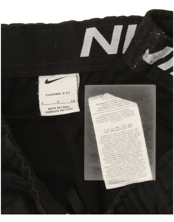 Pantaloni de trening Nike Therma-Fit pentru bărbați Pantaloni de jogging Mici Poliester negru