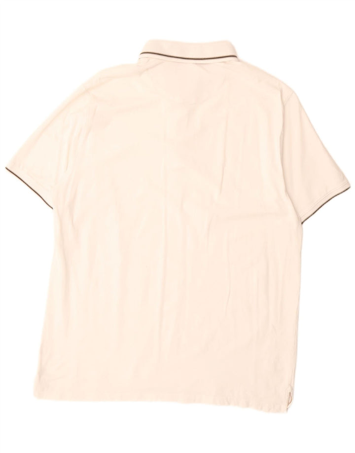Tricou polo Massimo Dutti pentru bărbați 2XL alb