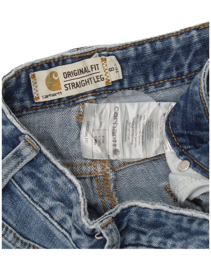 Blugi drepti pentru femei Carhartt US 8 Medium W30 L31 Bumbac albastru