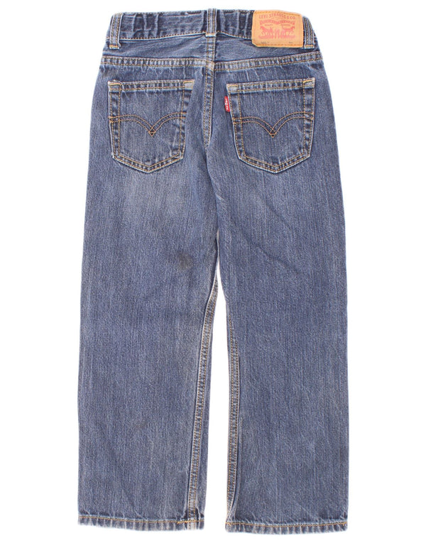 Blugi drepti Levi's Boys 505 Regular Fit 5-6 ani W22 L20 Bumbac albastru