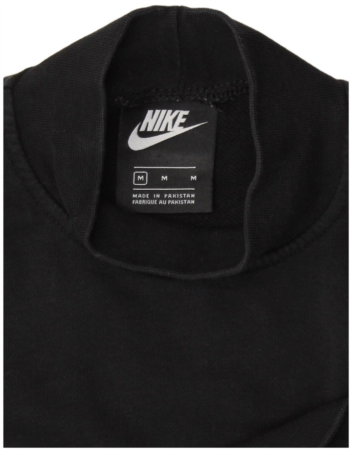 Pulover oversized crop Nike pentru femei UK 12 Medium Negru