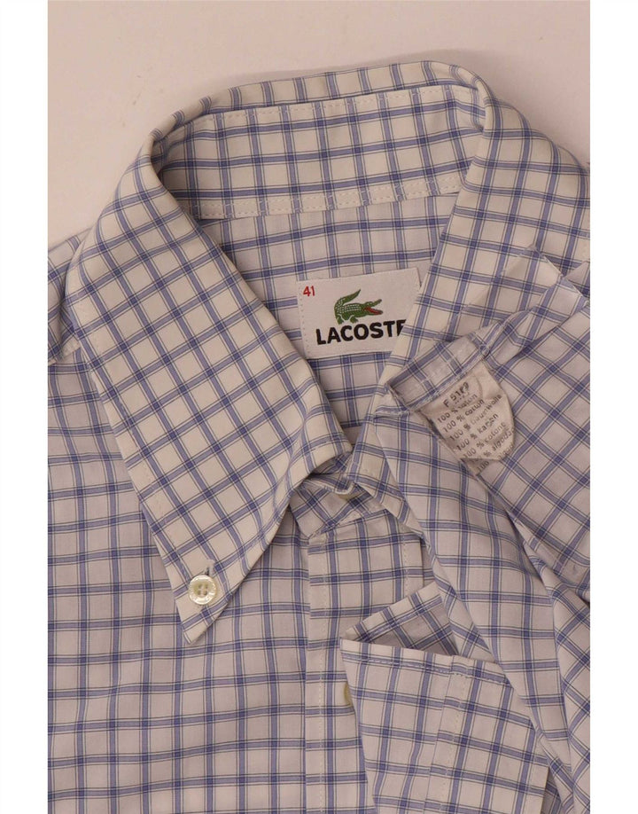 Cămașă bărbați Lacoste Mărimea 41, mare, albastru, din bumbac