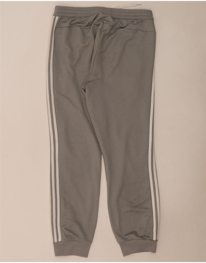 Pantaloni de trening Adidas pentru bărbați Joggeri mari, gri, poliester