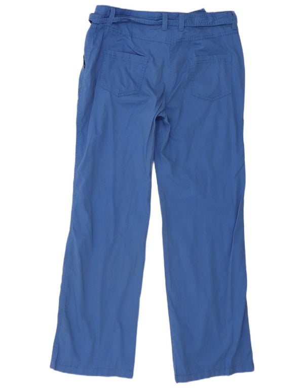Pantaloni cargo drepti pentru femei Marks & Spencer UK 14 Large W36 L33 Blue