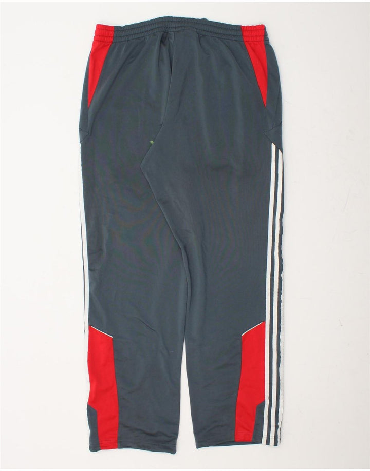 Pantaloni de trening ADIDAS pentru bărbați Marea Britanie 42/44, mare, albastru, poliester color bloc