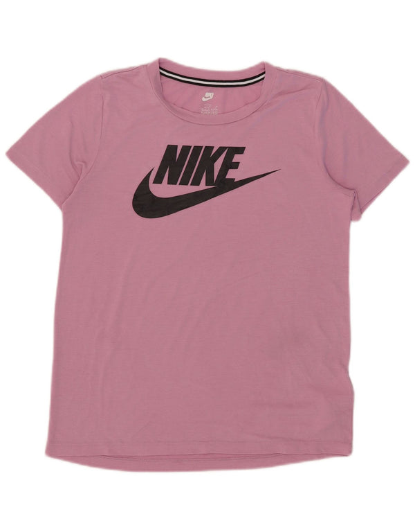 Tricou grafic Nike pentru fete Top 13-14 ani XL roz poliester