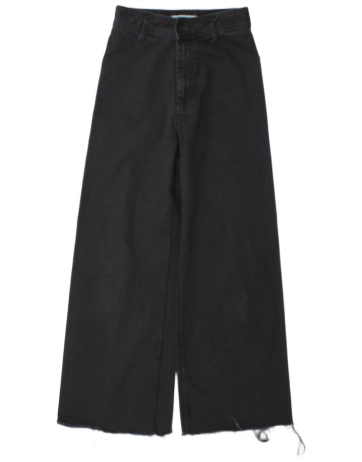 Blugi pentru femei Zara cu picioare largi EU 38 Medium W28 L29 Bleumarin