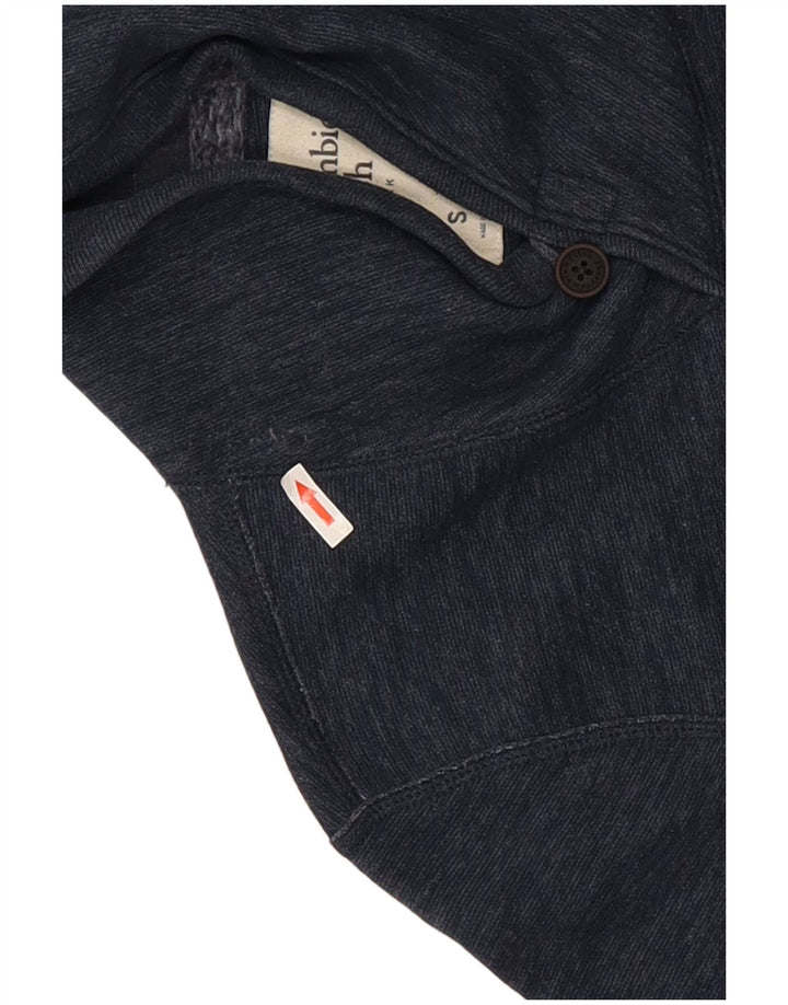 Hanorac pentru bărbați Abercrombie & Fitch Pulover mic albastru bleumarin pete