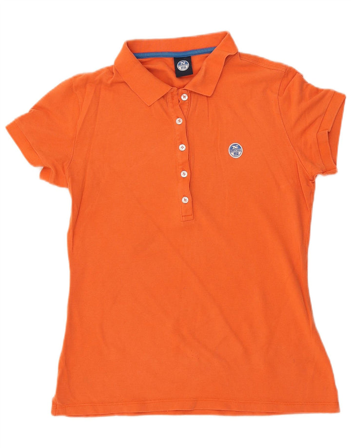 NORTH SAILS Tricou polo pentru femei UK 12 portocaliu mediu
