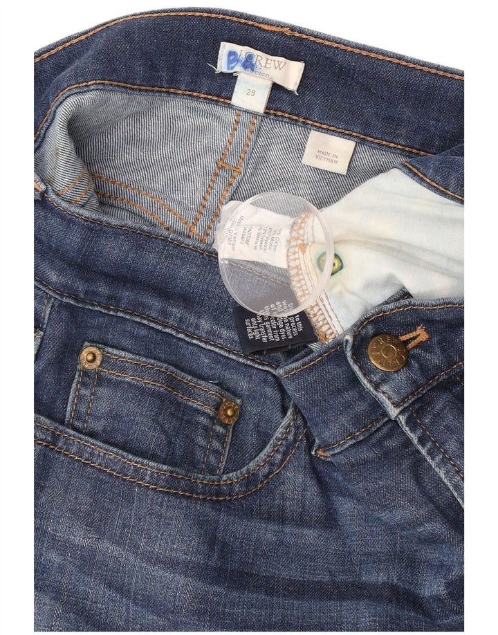 Blugi elastici slim pentru femei J. Crew L29 L30 bumbac bleumarin