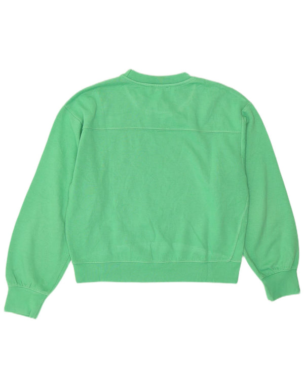 Pulover pentru damă Zara Crop Pulover UK 14 Bumbac verde mediu
