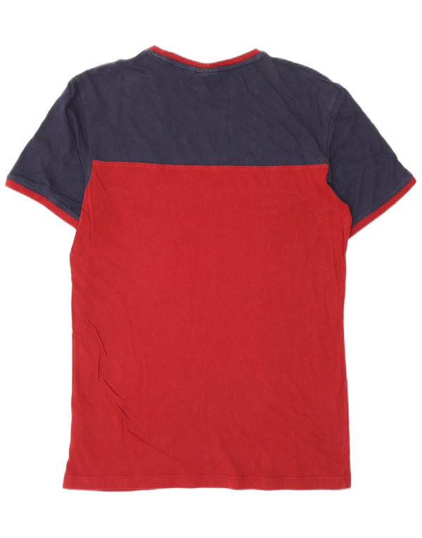 Tricou Bărbați Fila Top Mic Roșu Colorblock Bumbac
