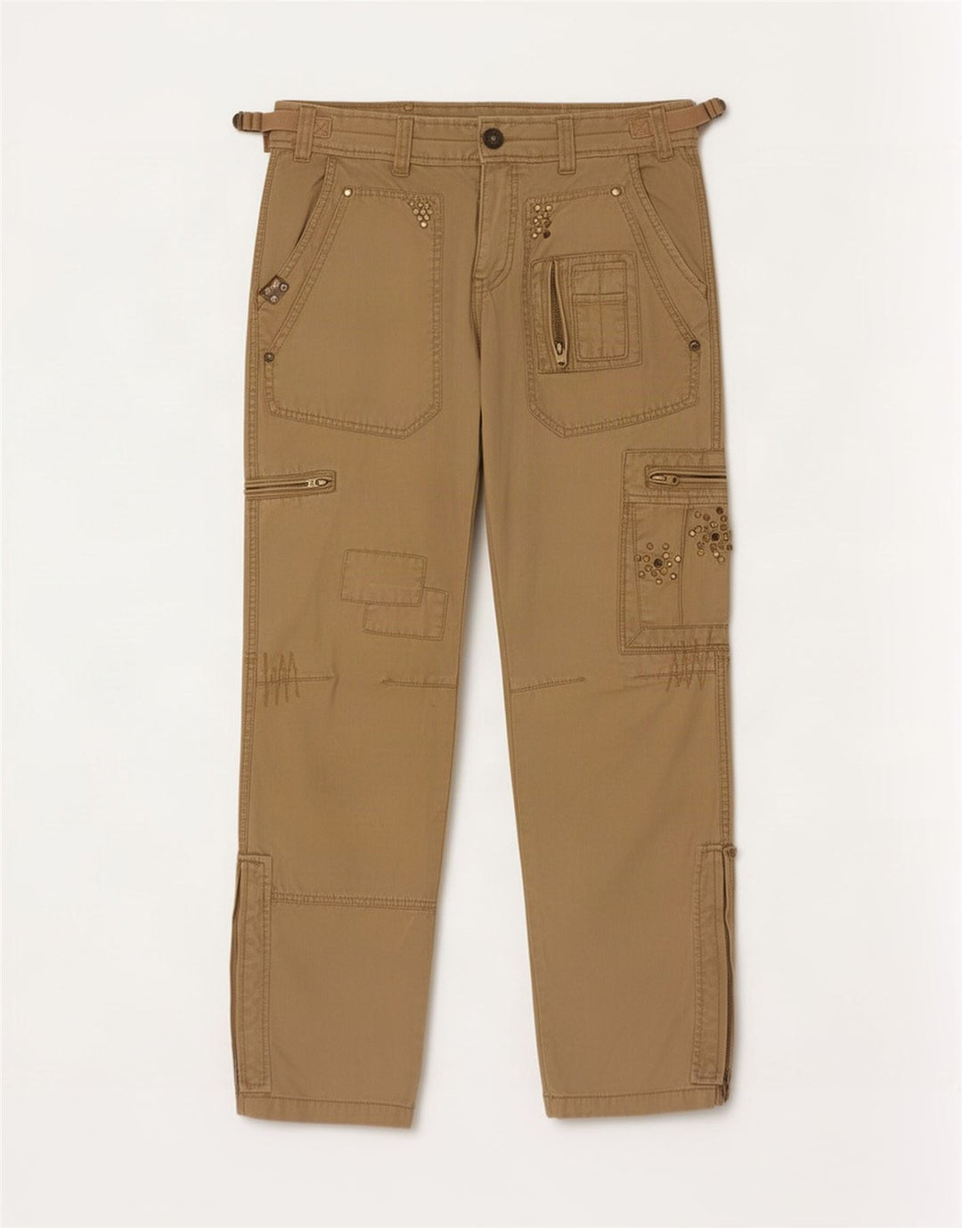Pantaloni cargo drepti pentru bărbați Lee Cooper W28 L32 bumbac bej