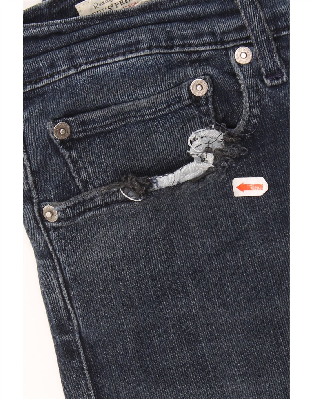 Blugi skinny pentru bărbați LEVI'S W32 L32 Bumbac albastru