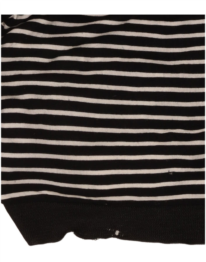 Top pentru femei Zara cu mânecă lungă UK 14 Medium Black Dunge