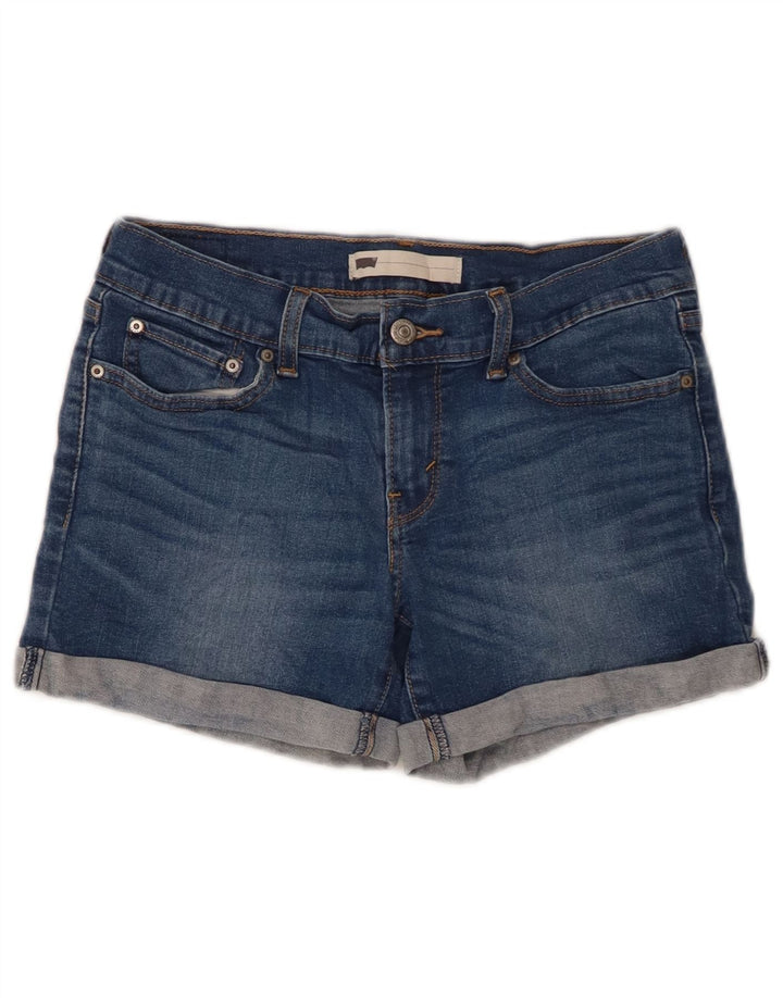 Pantaloni scurți din blugi pentru femei LEVI'S W26 Small Blue Bumbac
