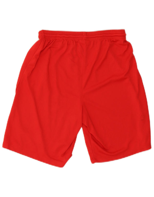 Pantaloni scurți sport subțiri Nike Dri Fit pentru bărbați, poliester roșu mic