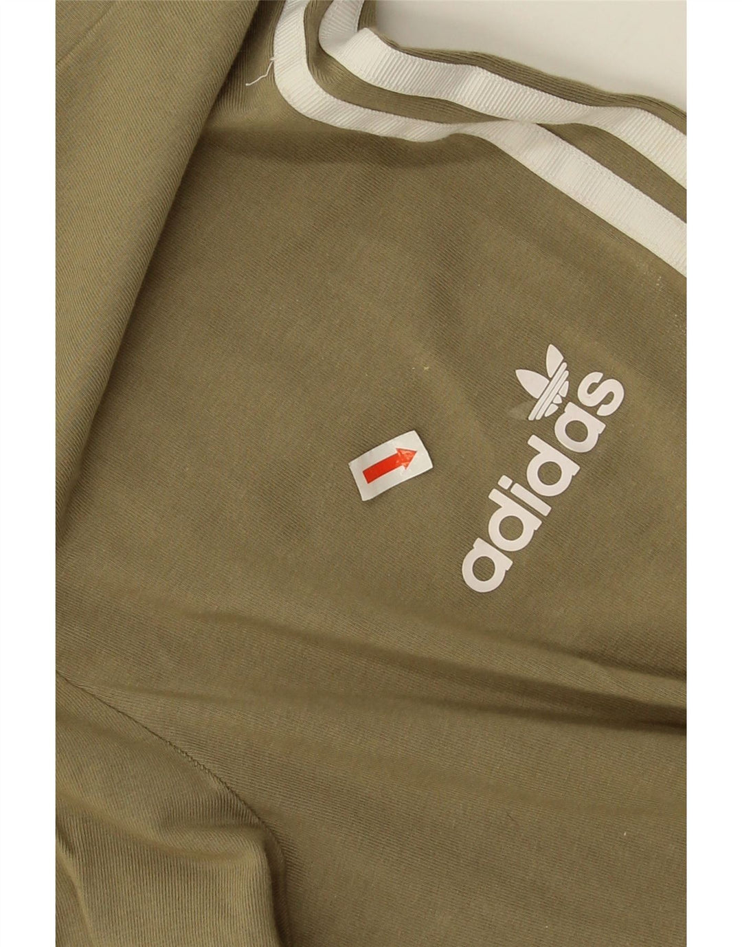 Leggings pentru femei Adidas UK 12 Medium Khaki Bumbac