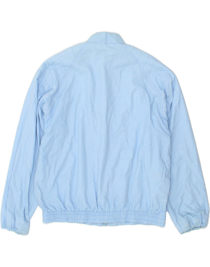 VINTAGE Womens Bomber Jacket UK 16 Large Blue Synthetic Vintage Vintage and Second-Hand Vintage from Messina Hembry 