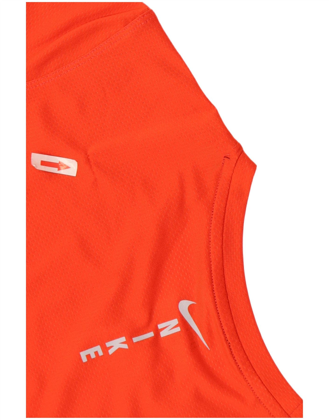 Tricou grafic Nike Dri Fit pentru femei Top UK 14 Poliester portocaliu mare