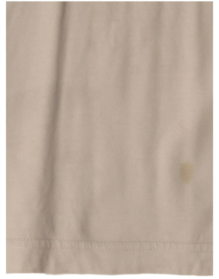 Tricou grafic pentru bărbați FILA Top mare, alb, din bumbac color bloc