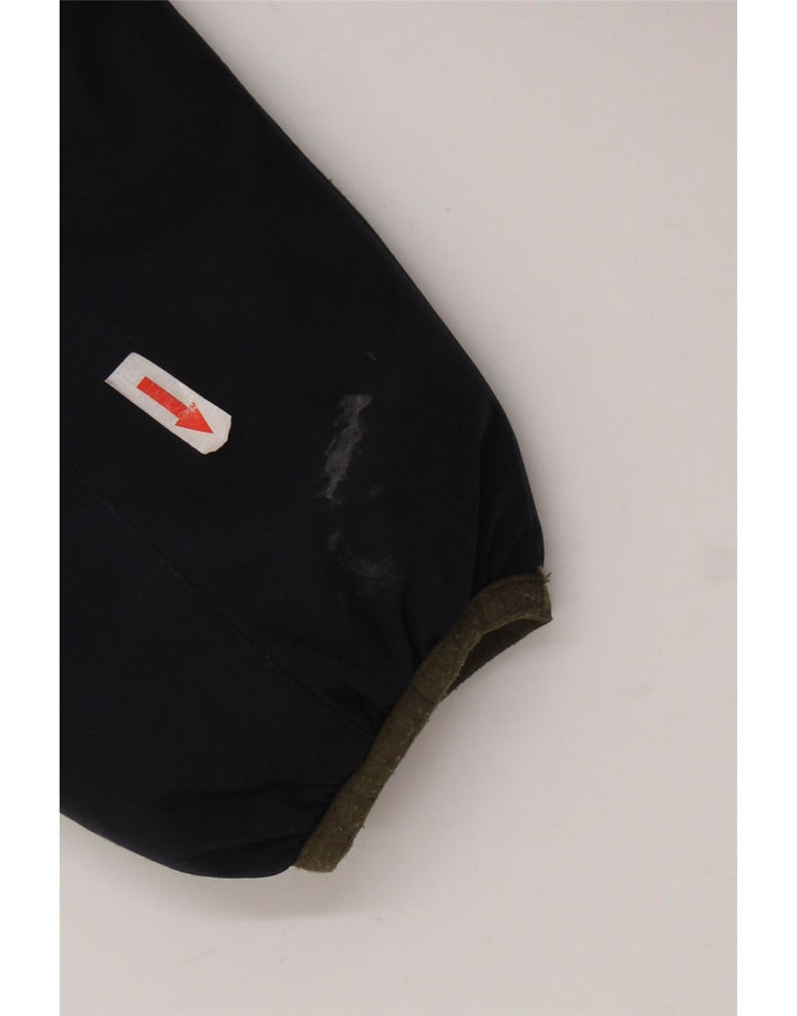 DIESEL Jachetă de vânt cu glugă pentru băieți 9-10 ani, poliester bleumarin