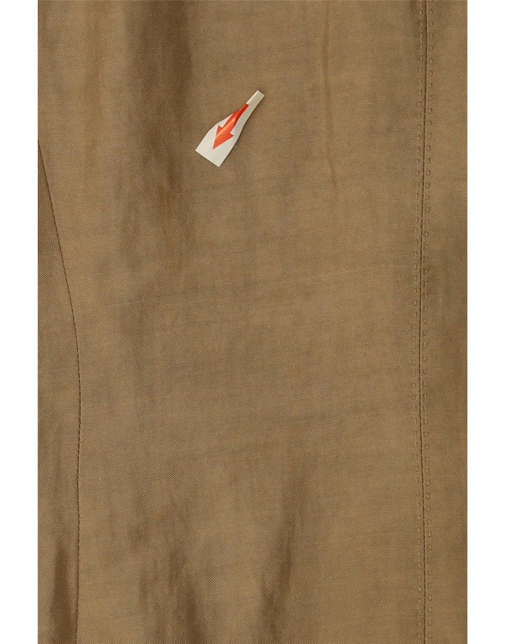 Blazer pentru femei Zara, cu 1 nasture, UK 12 Bej mediu
