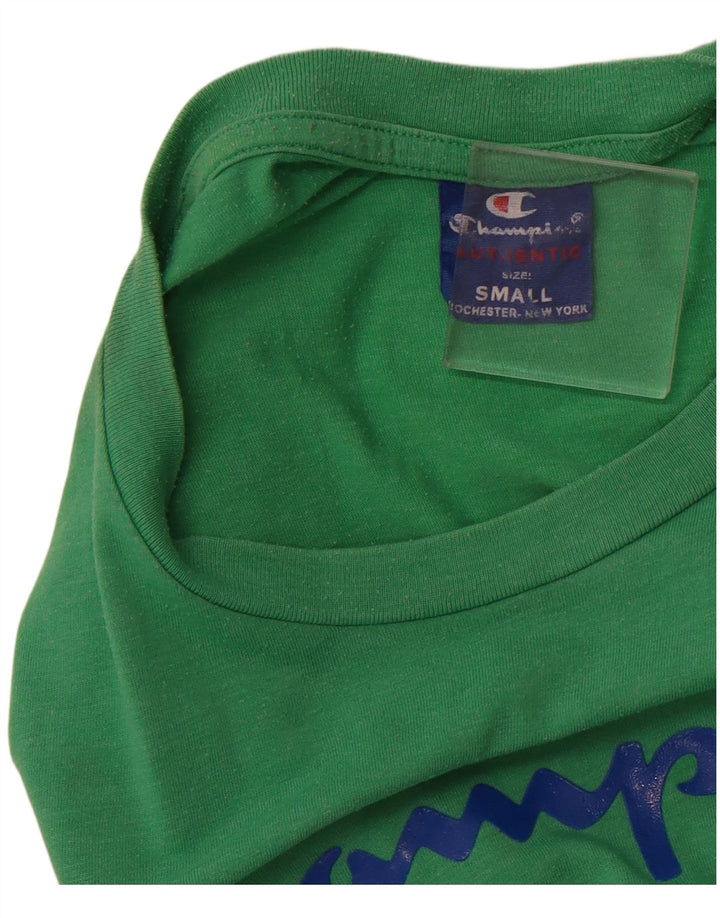 Tricou grafic pentru bărbați CHAMPION Top mic verde