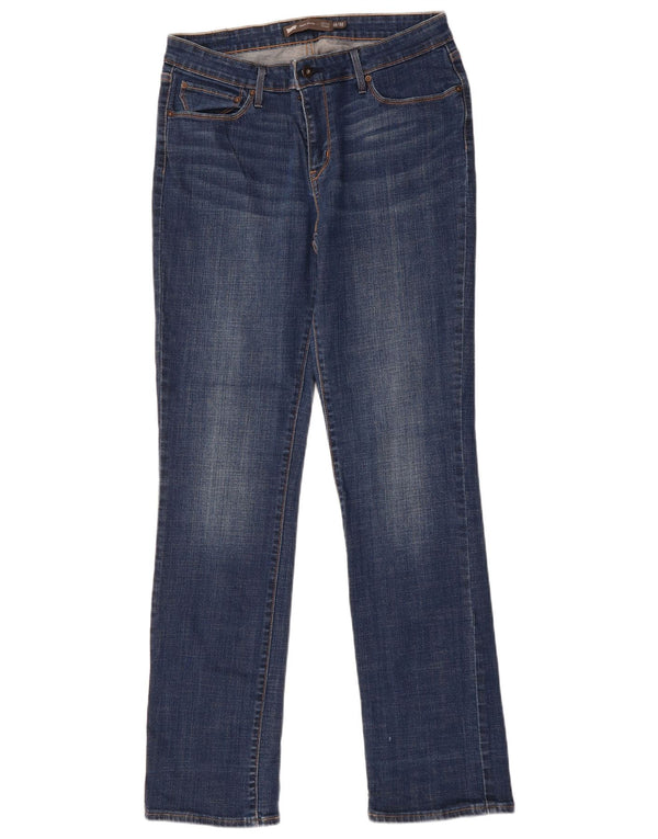 Blugi drepti cu talie mijlocie LEVI'S Demi Curve pentru femei US 14 XL W32 L32 Albastru