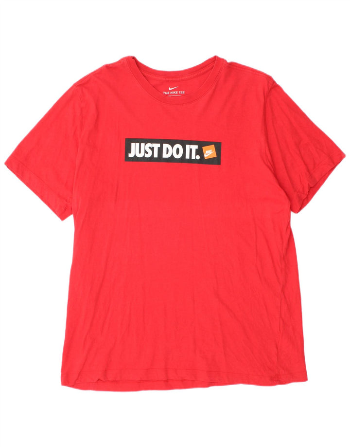 Tricou grafic Nike pentru bărbați Top mare bumbac roșu