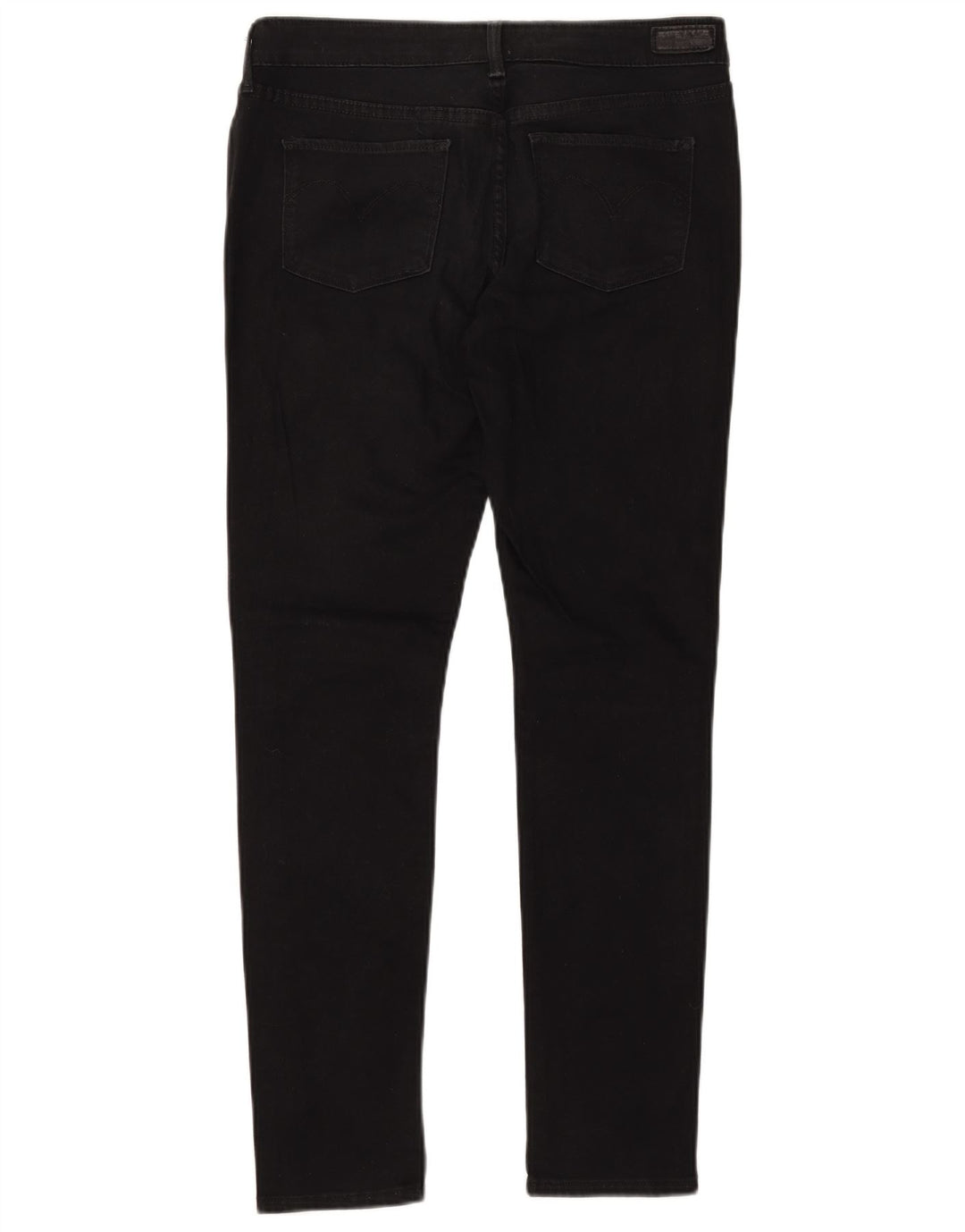 Blugi skinny pentru femei, cu curbă ușoară și modernă, L29 L32, bumbac negru