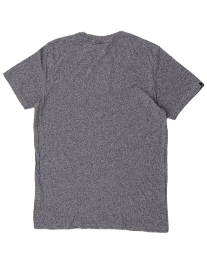 Tricou grafic pentru bărbați Superdry Top mic, albastru, bumbac