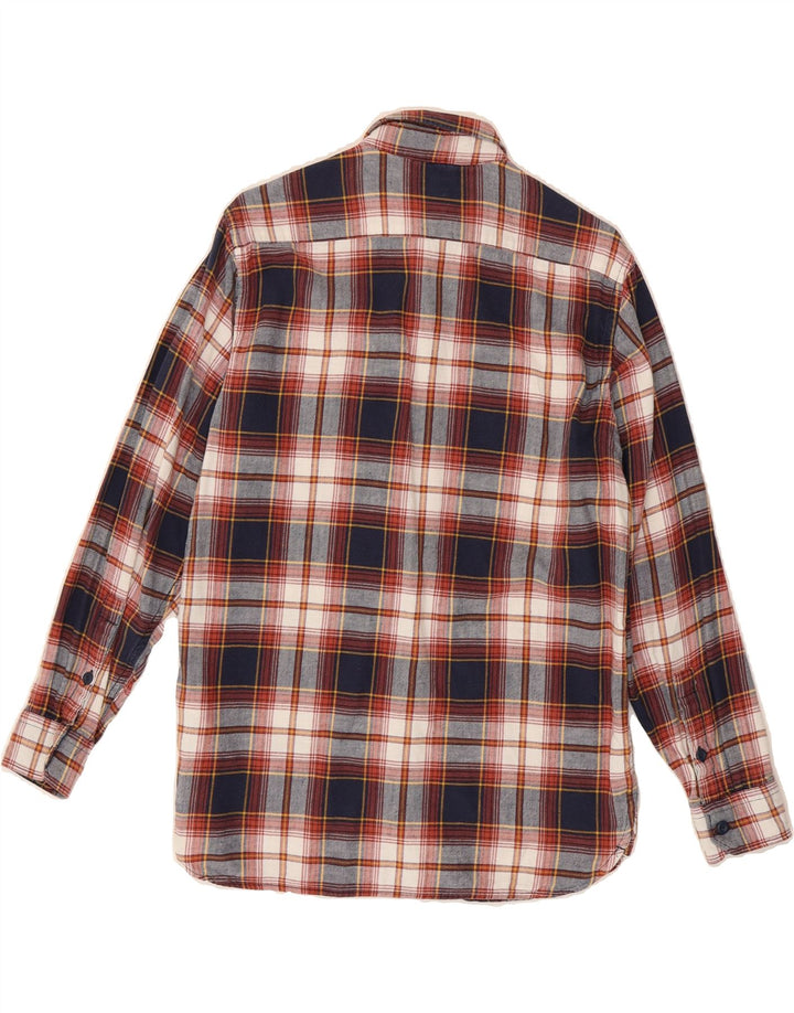 LEVI'S Mens Relaxed Fit Flannel Shirt Small Multicoloured Check Cotton Vintage Levi's and Second-Hand Levi's from Messina Hembry 